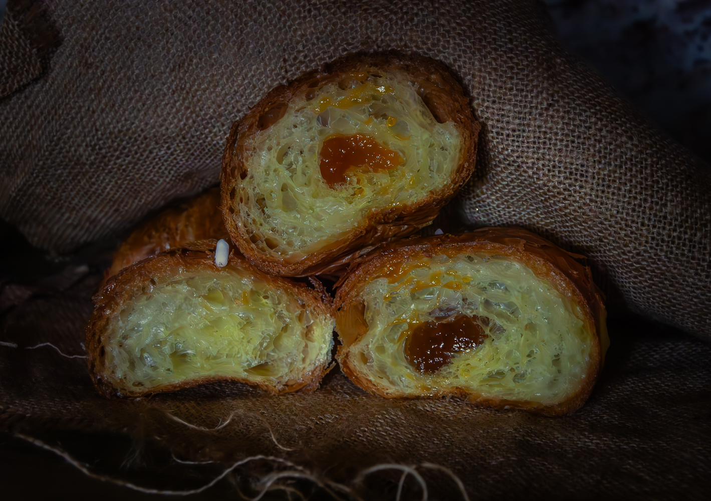 croissant ripieno fatto in casa